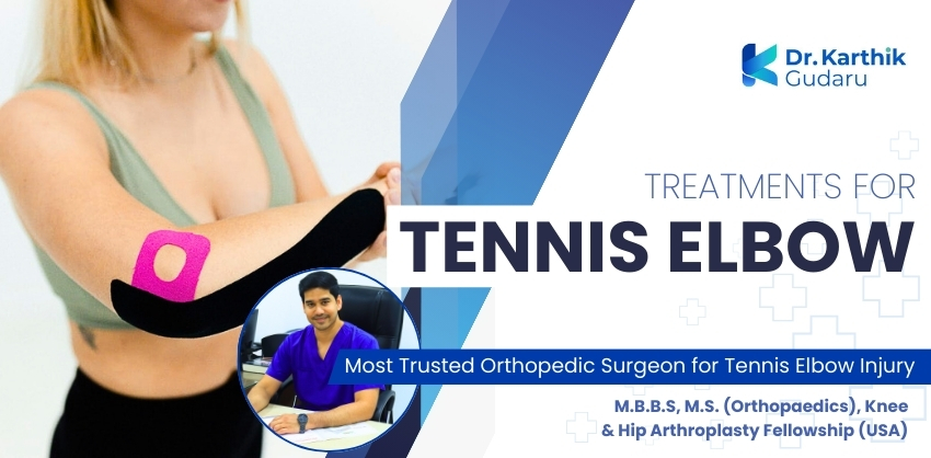 Specialist Orthopaedic Doctor for Tennis elbow treatment Dr Karthik Gudaru